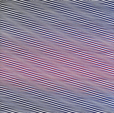 Cataract 3 - 1967 de Bridget Riley - 3 minutes pour une œuvre